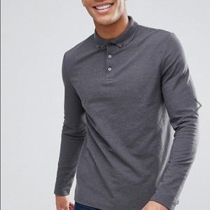 ASOS long-sleeved Men’s Polo